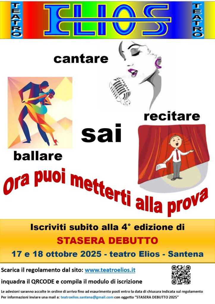 Stasera Debutto - Iscriviti subito!
